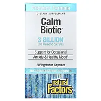 Natural Factors, Calm Biotic™, 3 Billion, 30 Vegetarian Capsules