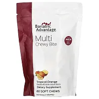 Bariatric Advantage, Multi Chewy Bite, Tropical Orange, 60 Soft Chews