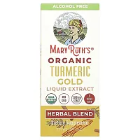 MaryRuth&#x27;s, Organic Turmeric Gold Liquid Extract, Alcohol Free, 1,180 mg, 1 fl oz (30 ml)