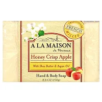 A La Maison de Provence, Hand &amp; Body Bar Soap, Honey Crisp Apple, 8.8 oz (250 g)