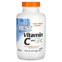 Doctor&#x27;s Best, Vitamin C with Q-C, 1,000 mg, 360 Veggie Caps