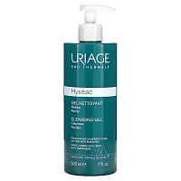 Uriage, EAU Thermale, Hyseac, Cleansing Gel, 17 fl oz (500 ml)