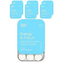 NeuroGum, NeuroMints, Energy &amp; Focus, Peppermint, 6 Pack, 12 Piece Each