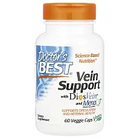 Doctor&#x27;s Best, Vein Support with DiosVein® and MenaQ7®, 60 Veggie Caps