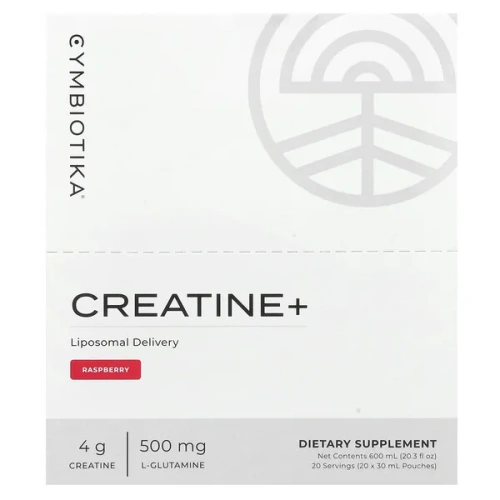 Cymbiotika, Creatine+, Raspberry, 20 Pouches, 30 ml Each