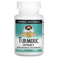 Source Naturals, Turmeric Extract, 100 Tablets