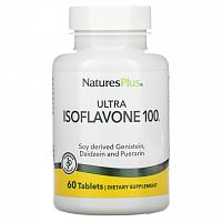 Nature's Plus, Ultra Isoflavone 100, 60 вегетарианских таблеток