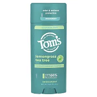 Tom&#x27;s of Maine, Aluminum Free Deodorant, Lemongrass Tea Tree, 3.25 oz (92 g)