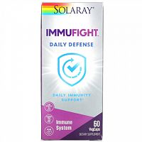 Solaray, ImmuFight, Daily Defense, 60 VegCaps