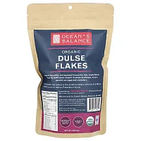 Ocean&#x27;s Balance, Organic Dulse Flakes, 4 oz (113 mg)