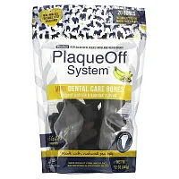 ProDen, PlaqueOff System, Mini Dental Care Bones, For Small &amp; Toy Breed Dogs, Peanut Butter &amp; Banana, 20 Bones, 12 oz (340 g)