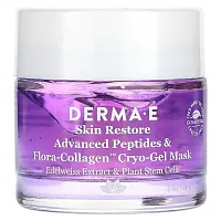 DERMA E, Advanced Peptides &amp; Flora-Collagen Cryo-Gel Beauty Mask, 2 oz (56 g)