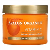 Avalon Organics, Витамин C, увлажняющий гель-крем, 48 г (1,7 унции)