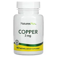 NaturesPlus, Copper, 3 mg, 90 Tablets