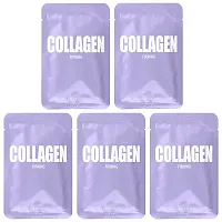 Lapcos, Collagen Firming Sheet Mask Set, 5 Sheets, 0.84 fl oz (25 ml) Each