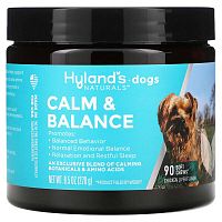 Hyland&#x27;s Naturals, Calm &amp; Balance, For Dogs, Chicken Liver, 90 Soft Chews, 9.5 oz (270 g)