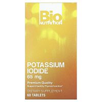 Bio Nutrition, Potassium Iodide, 65 mg, 60 Tablets