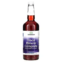 Swanson, Trace Mineral Complete with Vitamin B12 &amp; Biotin, Cherry, 32 fl oz (946 ml)