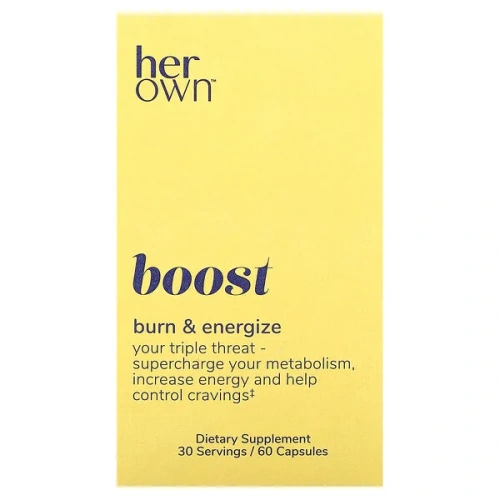 Her Own, Boost, Burn &amp; Energize, 60 Capsules