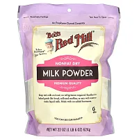 Bob&#x27;s Red Mill, Milk Powder, Nonfat Dry, 22 oz (624 g)