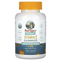 MaryRuth&#x27;s, Organic Vitamin C Gummies, Orange, 135 mg , 60 Gummies (45 mg Per Gummy)