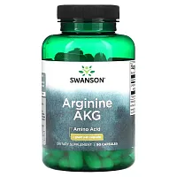 Swanson, Arginine AKG, 1 g, 90 Capsules