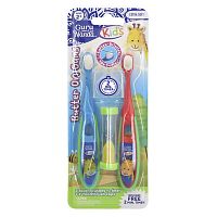 GuruNanda, Kids, Butter On Gums Toothbrush Set, Extra Soft, Ages 2+, 5 Piece Set