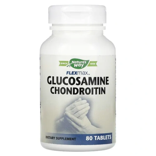 Nature&#x27;s Way, FlexMax, Glucosamine Chondroitin, 80 Tablets