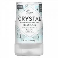 Crystal Body Deodorant, минеральный дезодорант-карандаш, без запаха, 40 г (1,5 унции)