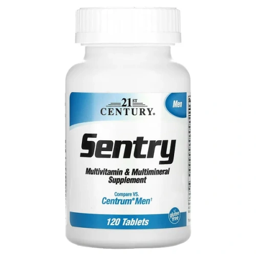 21st Century, Sentry Men, Multivitamin &amp; Multimineral Supplement, 120 Tablets