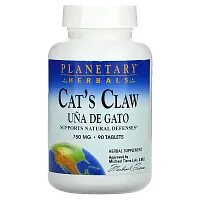 Planetary Herbals, Cat&#x27;s Claw, 750 mg, 90 Tablets