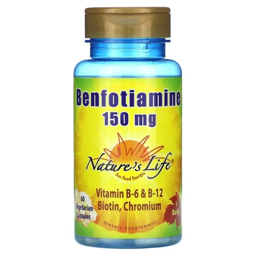 Nature&#x27;s Life, Benfotiamine, 150 mg, 60 Vegetarian Capsules