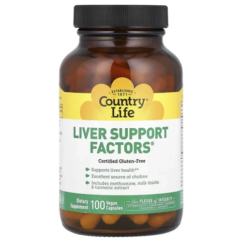 Country Life, Liver Support Factors, 100 Vegan Capsules