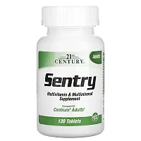 21st Century, Sentry, Adults Multivitamin &amp; Multimineral Supplement, 130 Tablets