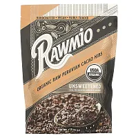 Rawmio, Organic Raw Peruvian Cacao Nibs, Unsweetened , 1 lb (16 oz)