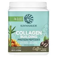 Sunwarrior, Collagen Building Protein Peptides, Coffee, 1.1 lb (500 g)