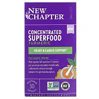 New Chapter, Concentrated Superfood Turmeric , 30 Vegetarian Capsules