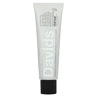 Davids Natural Toothpaste, Premium Toothpaste, Whitening + Antiplaque, Natural Mint + Charcoal, 1.75 oz (50 g)