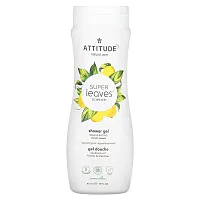 ATTITUDE, Super Leaves Science, Shower Gel, Regenerating, Lemon Leaves, 16 fl oz (473 ml)