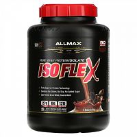 ALLMAX, Isoflex, чистый изолят сывороточного протеина, со вкусом шоколада, 2,27 кг (5 фунтов)