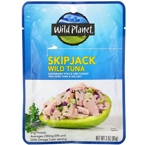 Wild Planet, Дикий тунец, 85 г (3 унции)