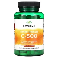 Swanson, Timed-Release C-500, 500 mg, 250 Tablets