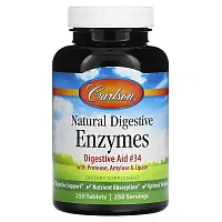 Carlson, Natural Digestive Enzymes, 250 Tablets