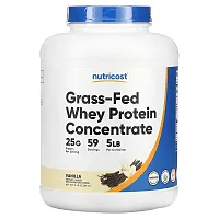 Nutricost, Grass-Fed Whey Protein Concentrate, Vanilla, 5 lb (2,268 g)