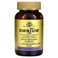 Solgar, Omnium, Phytonutrient Complex Multiple Vitamin and Mineral Formula, 90 Tablets