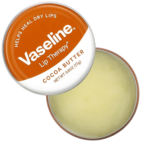 Vaseline, Lip Therapy, Cocoa Butter, 0.6 oz (17 g) фото 3