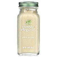 Simply Organic, Белый перец, 2.86 унции (81 г)