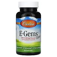 Carlson, E-Gems Elite, 400 IU (268 mg), 60 Soft Gels