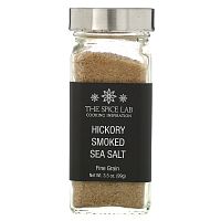 The Spice Lab, копченая морская соль с гикори, мелкозернистая, 99 г (3,5 унции)