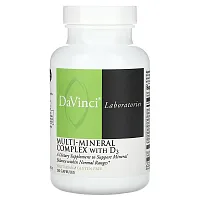 DaVinci Laboratories of Vermont, Multi-Mineral Complex with D3, 120 Capsules